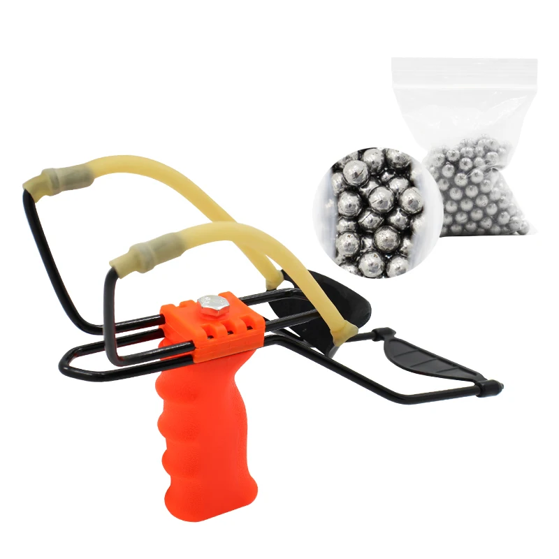 
Wholesale Factory Slingshot Folding Stainless Steel Professional Outdoor Adult Slingshot 