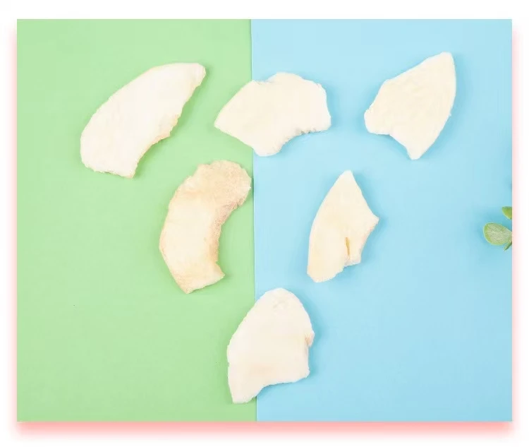 Sweet Flavored Freeze-Dried Pears Snack Preserved Drying Process Vacuum Pack Packaging