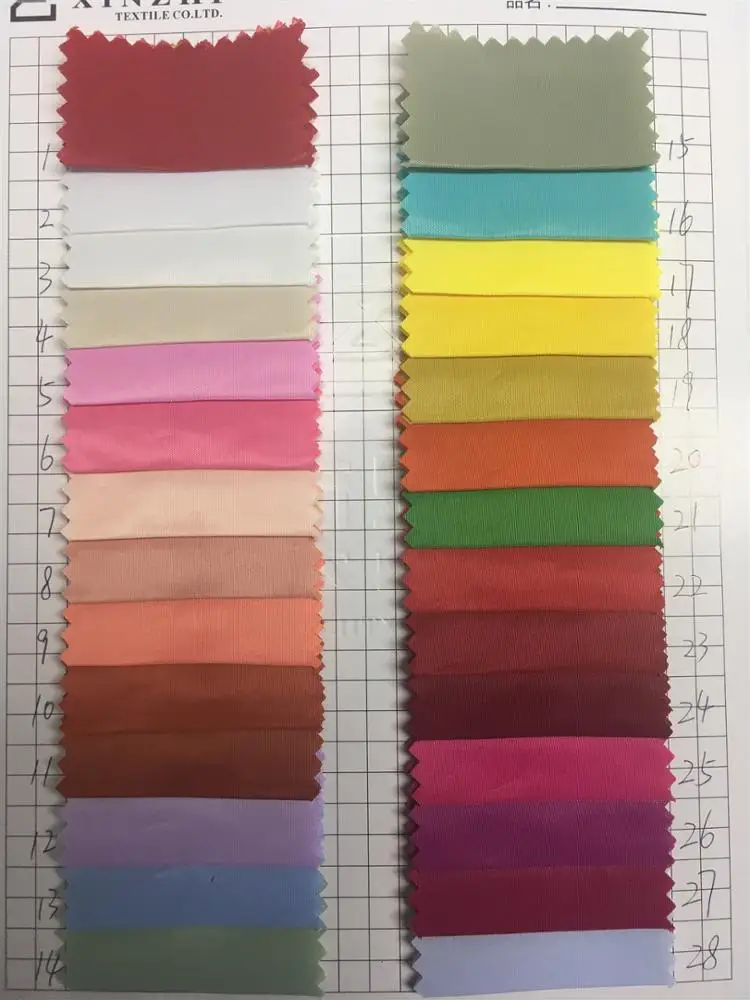 High Quality Polyester Waterproof Fabric Multicolor Garment Jacket Fabric