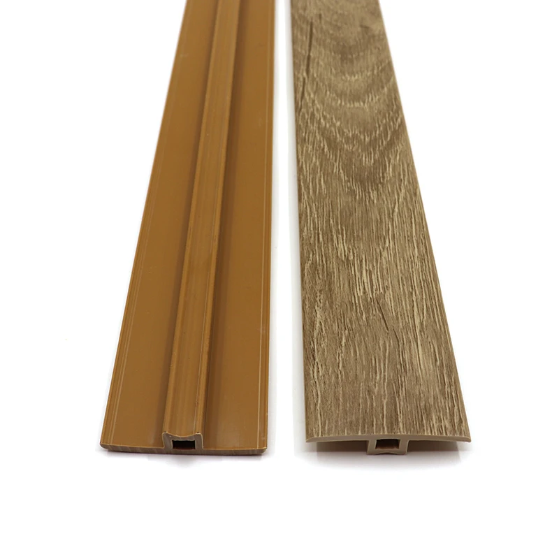 YP45,Raitto  Plastic Floor Skirting Strips PVC Edging Capping Strip Floor Edging Trim Strip