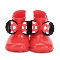 Low Price Hot Sale Bow Design Safe And Fashionable Children cute Plastic Rain Boots