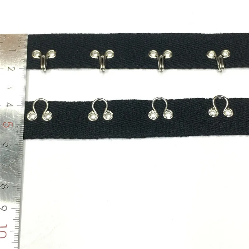 eyelet tape snap fastener tape metal popper tape for garment clothes trimmings