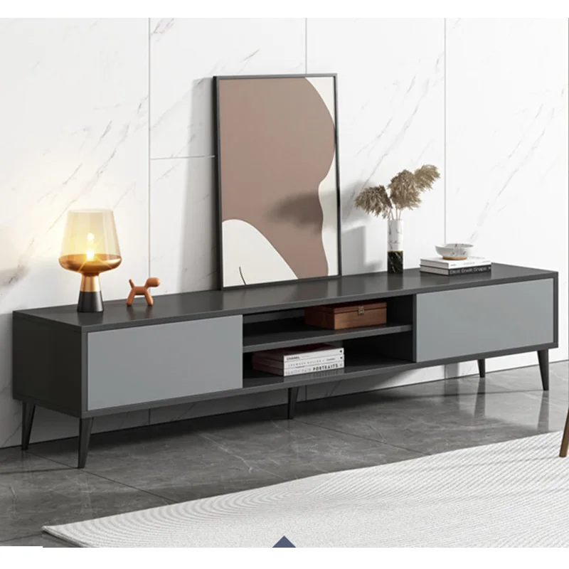 new designs and fashion modern living rooms furniture wood stand melamine board tv stands entertainment unit wooden with storage