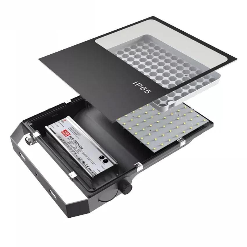 outdoor 70000 lumen tower crane lamp multi color city portable reflector pir led flood light for tennis courts