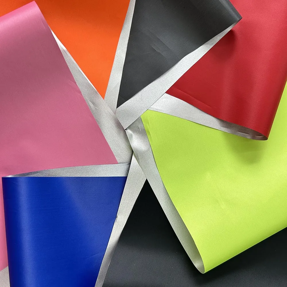 T170 T180 T190 T210 T230 Polyester Taffeta With Silver Coating Car Cover Fabric Waterproof Taffeta Fabric For Jacket And Bag