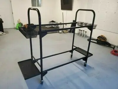 Floor free standing 2 tire display rack heavy duty steel garage tyre display racks hanging storage holders