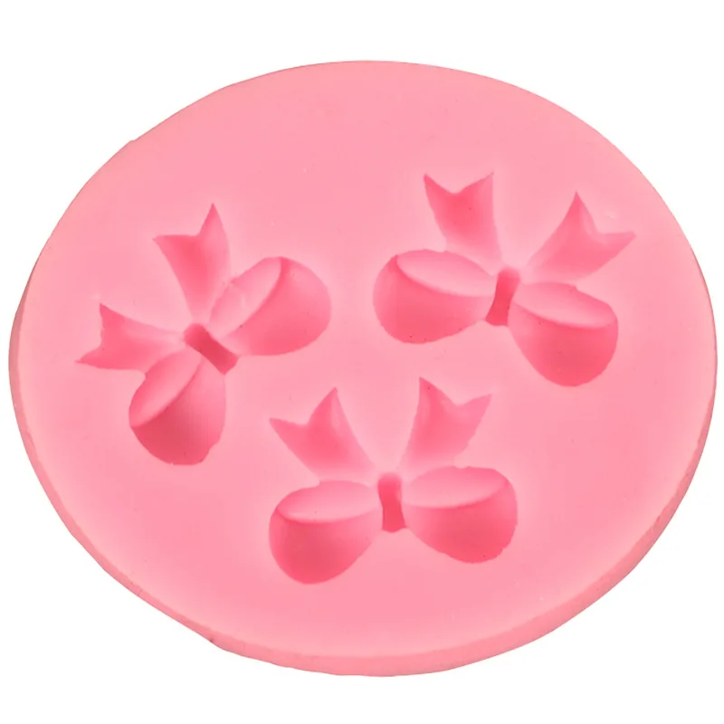 
Diy Bow Patterned Cake Chocolate Silicone Fondant Mold for Baking Pastry Cake Tools Bakeware Mould Making 3d Crafts Molds 