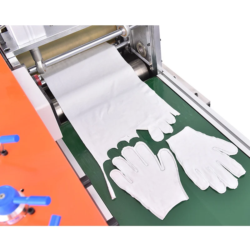 Industrial Automatic Safety Disposable Worker Hand Gloves Machine For Production Work Gloves