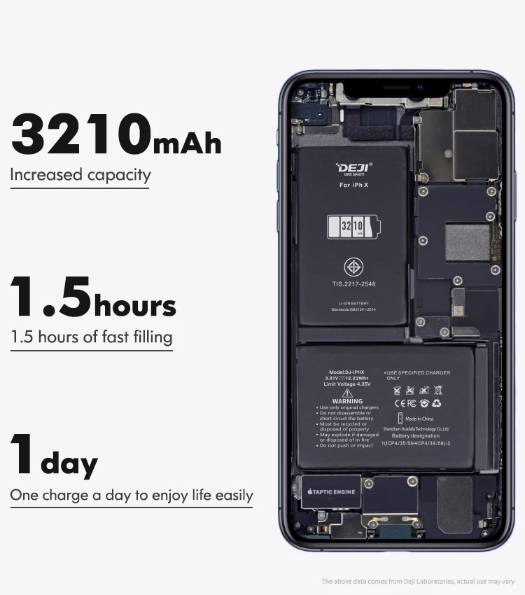  Аккумуляторная батарея высокой емкости для мобильного телефона iphone x xr xs