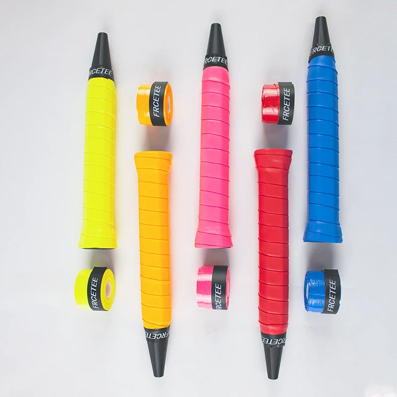 FRCETEE High Quality PU Tennis Badminton Pickleball Paddle Overgrip with Anti-Slip Water Absorption Padel Grip