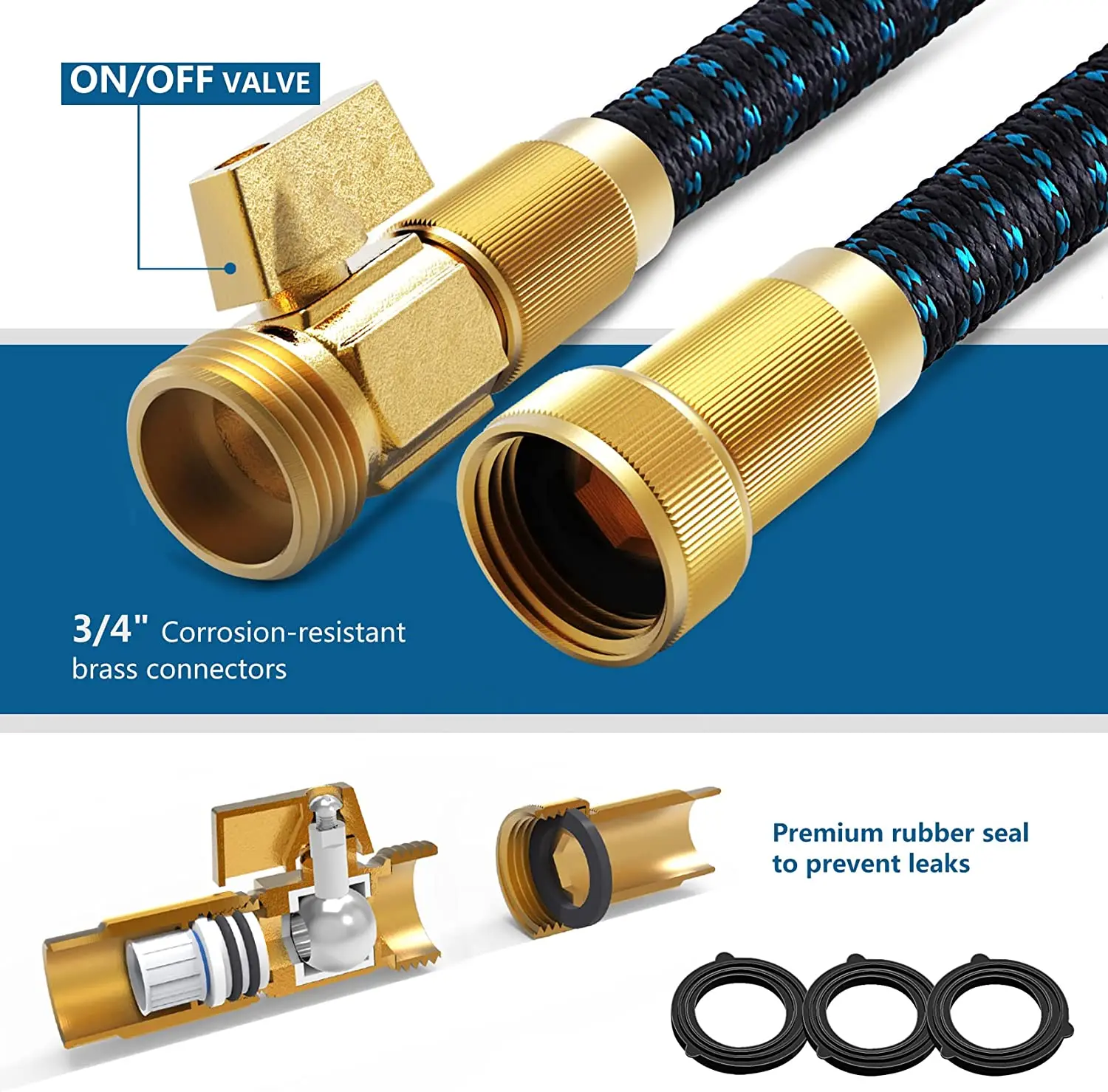 Лидер продаж, футов, легкие гибкие садовые водопроводные шланги для мытья автомобиля