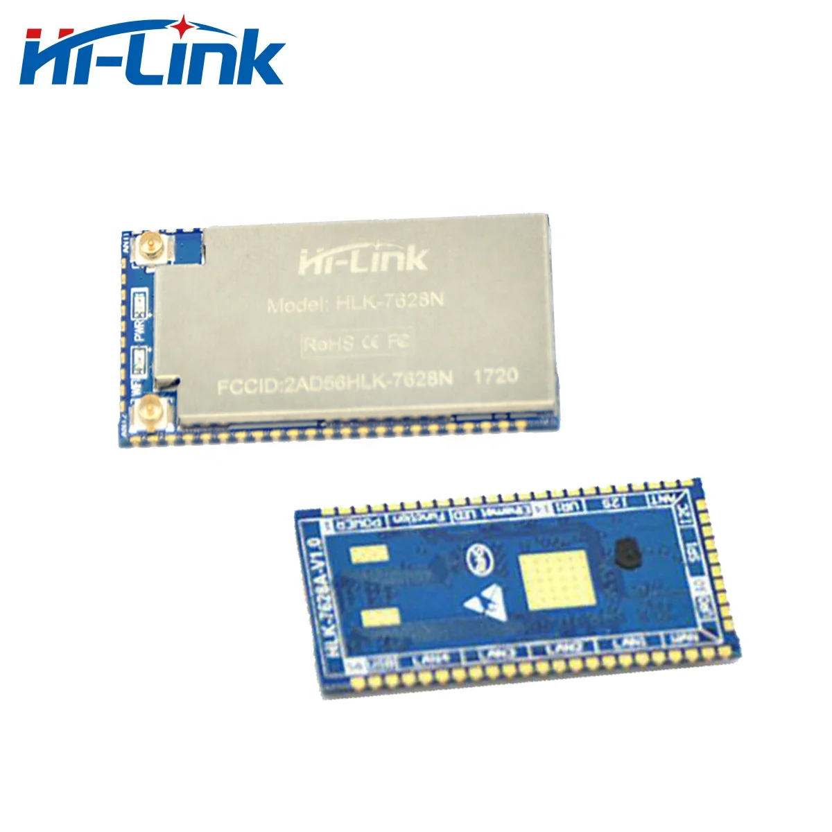 Hi-Link 2.4G MT7628NN Openwrt UART to Ethernet WiFi Router Gateway Wireless Module HLK-7628N 128MB RAM/32MB FLASH  3.3V LAN WAN