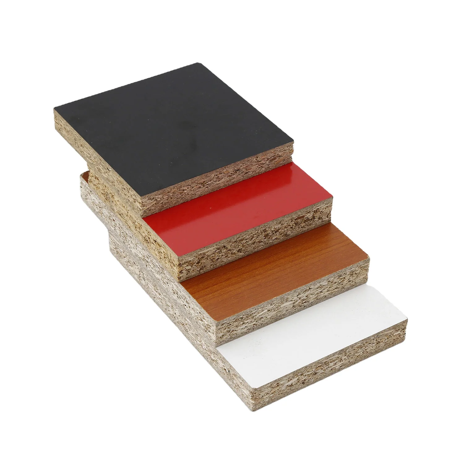 E0 E1 Grade 18MM Melamine Chipboard Particle Board FOR Furniture Usage