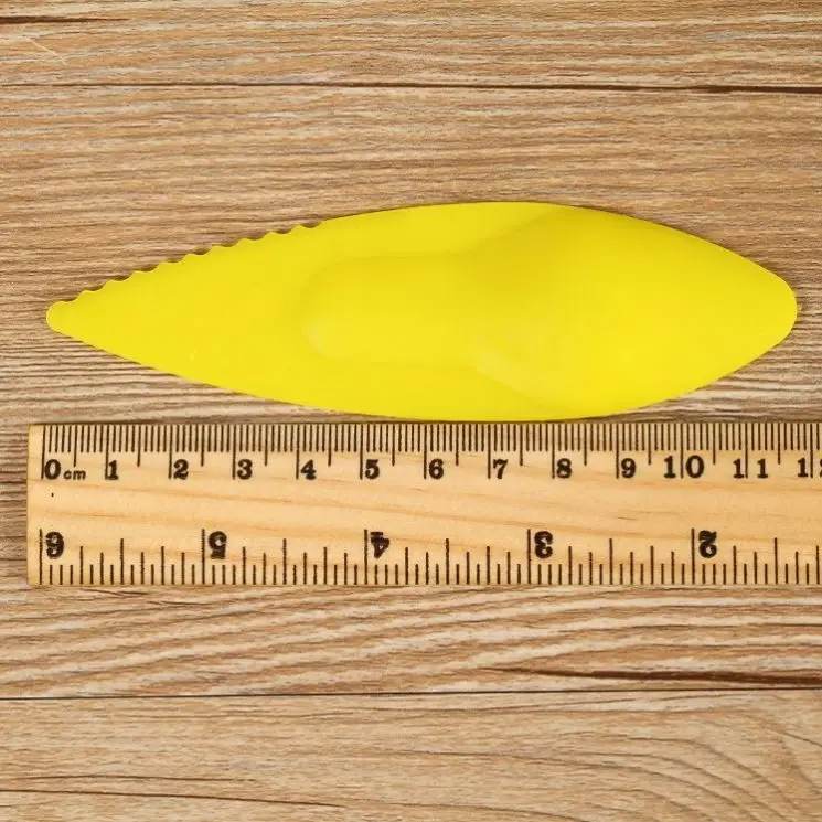 Kiwi spoon fruit scoop Biodegradable colored ice cream frozen yogurt spoon factory direct sales