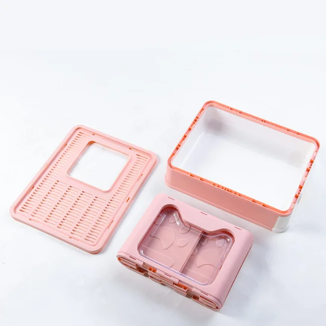 Leyou Pet Foldable Drawer Small Packing Pet Cat Litter Boxes Toilet
