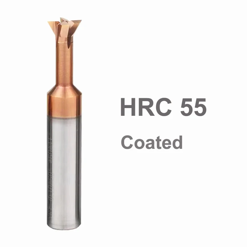 T-shaped Dovetail End Mill Solid Tungsten Carbide Endmills Milling Cutter 45 60 Degree Chamfer CNC Tool Lathe Router Bit