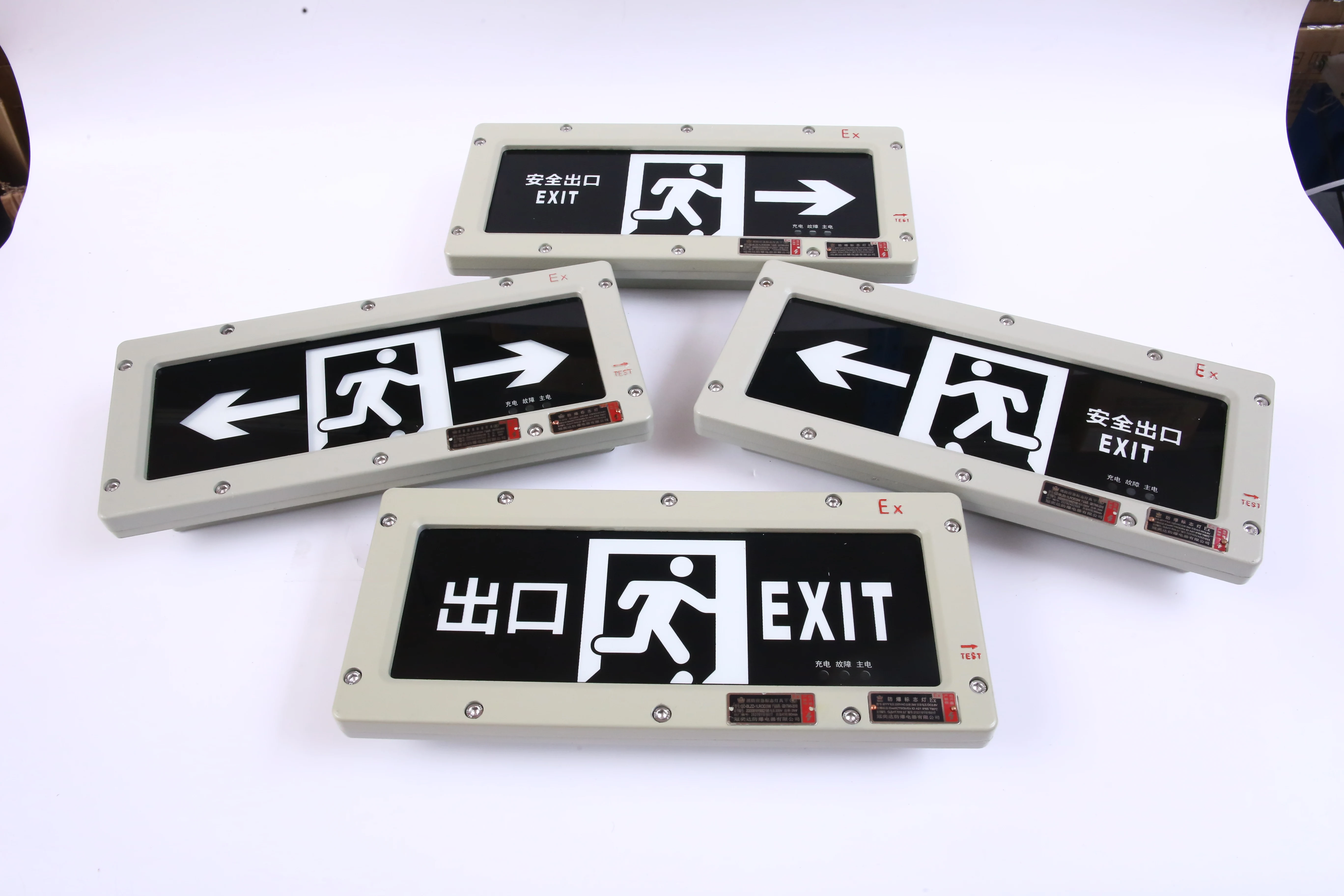 Hazardous Area Lights 3W Explosion Proof LED Emergency Light Exit Sign Lamps Explosion Proof Indicator Lamp