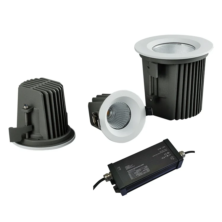 Indoor Dinning Room Hotel Bedroom Modern Aluminum Downlights Ip20 10w 12w 16w 20w 25w 32w Embedded Round Led Down Lamp