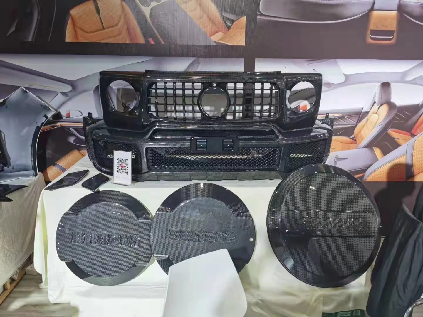 Old to NEW Carbon Fiber Body kit for2003-2018For Mercede Benz G Class AMG G500 G63 W464 Bodykit