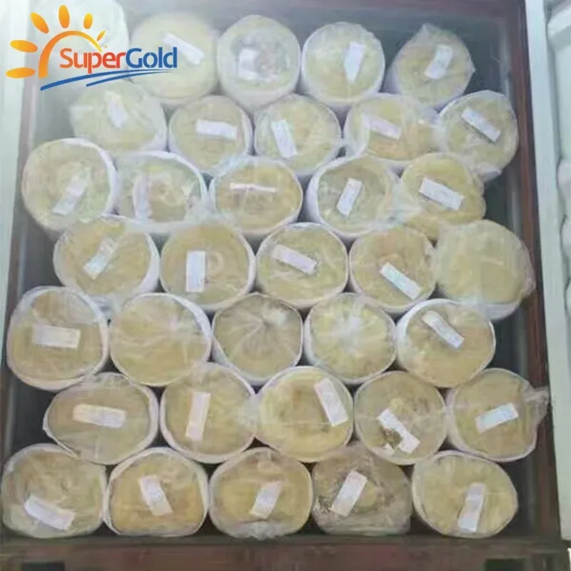 SuperGold fiberglass wool roll with reinforced polypropylene heat insulation materials glass wool blanket