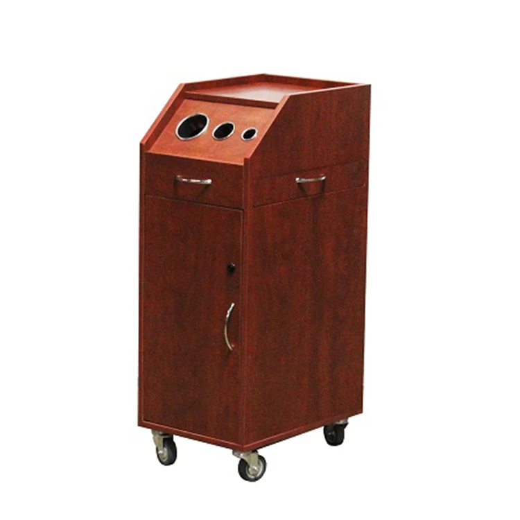 Wholesale Cheap Multifunctional Hairdressing Hair Salon Furniture Lockable White Luxury Salon Professional Trolley Factory Price