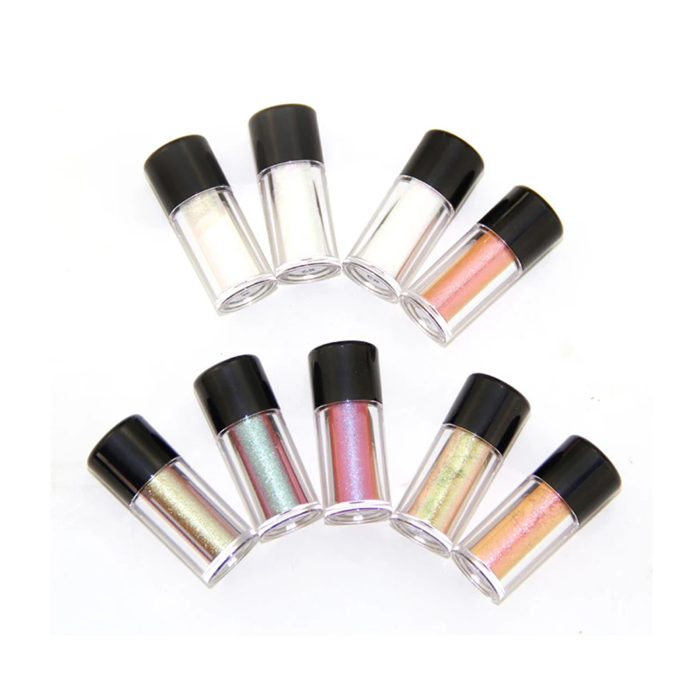 Makeup popular colors 9 colors chameleon pearl light eye shadow high light pearl powder private label low MOQ