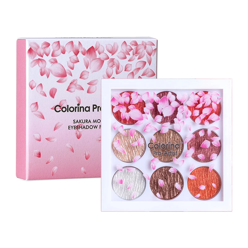 
Custom Logo Vagen Halal In Stock New Arrival 9 Colors Waterproof Eye Art Makeup Multi Colored Cream Eyeshadow Makeup Palette 