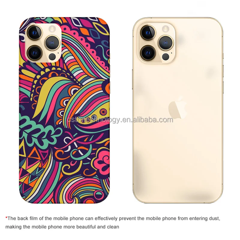  3D Защитная пленка для задней панели экрана IPhone 12 Pro Max листорезка наклейка из углеродного волокна с полным покрытием Mini чехлы