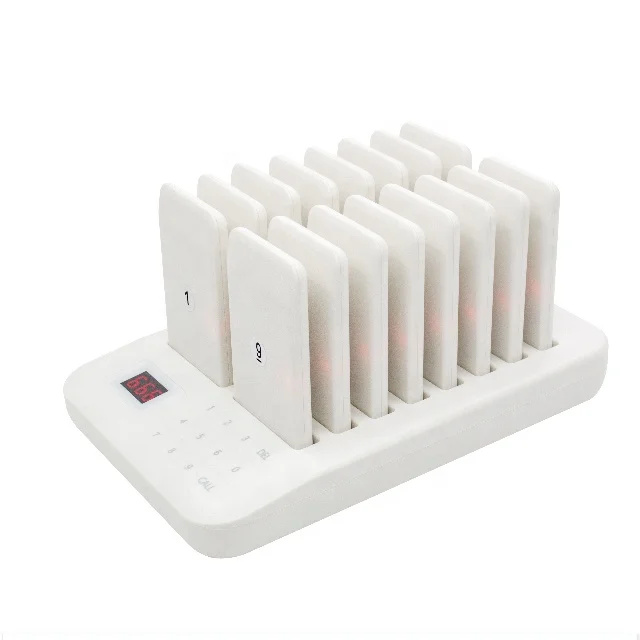 CATEL CTP302 Waiter Pager Wireless Calling System for Restaurant Equipment Coffee Food Truck Church Clinic Queue Management