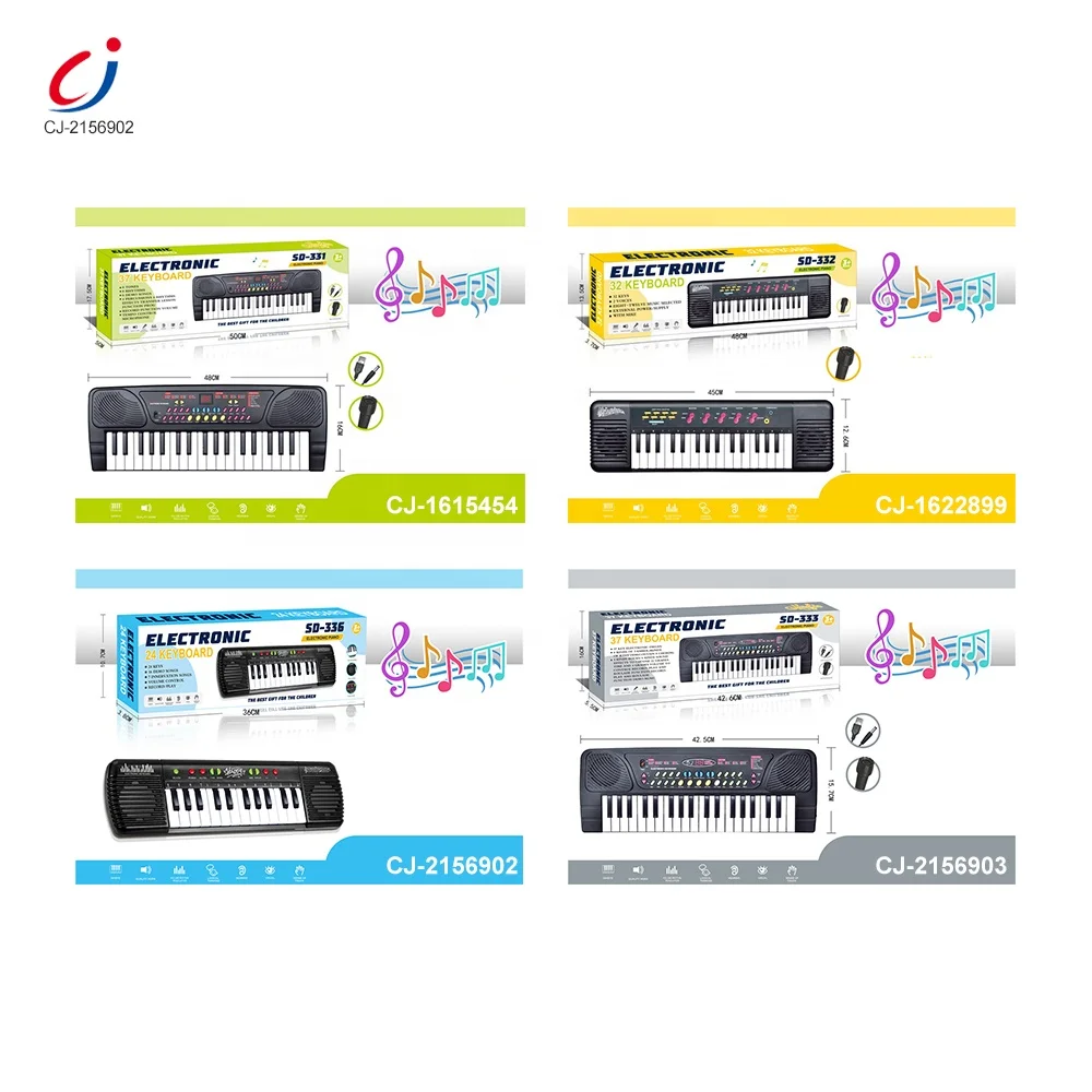 Education plastic 24 keys piano toy electric instrument musical keyboard