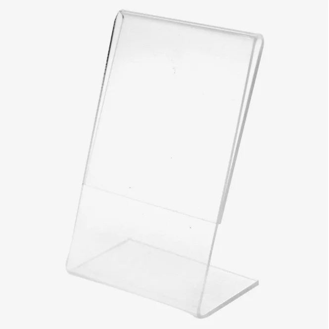 Лидер продаж, прямоугольная прозрачная акриловая подставка Z-образной формы