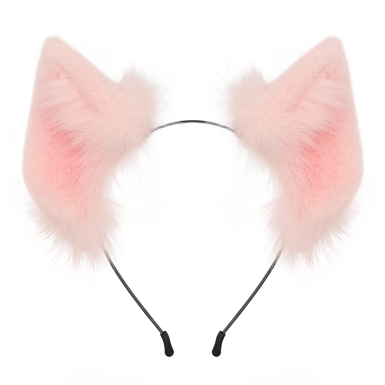 New Style Comfort material animal Cat Ears plush headband Anime fox ears