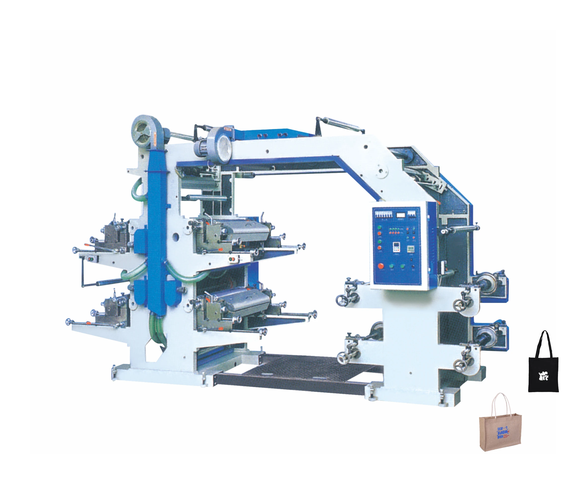 Автоматическая 4-цветная офсетная печатная машина для бумажных стаканчиков с технологией флексографической печати