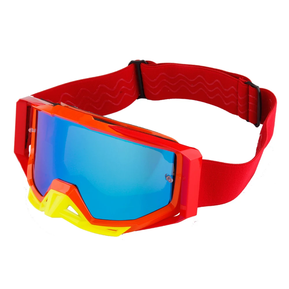 custom Adapt to the helmet 100 UV protection mx motorcycle glasses tear off retro motocross goggle