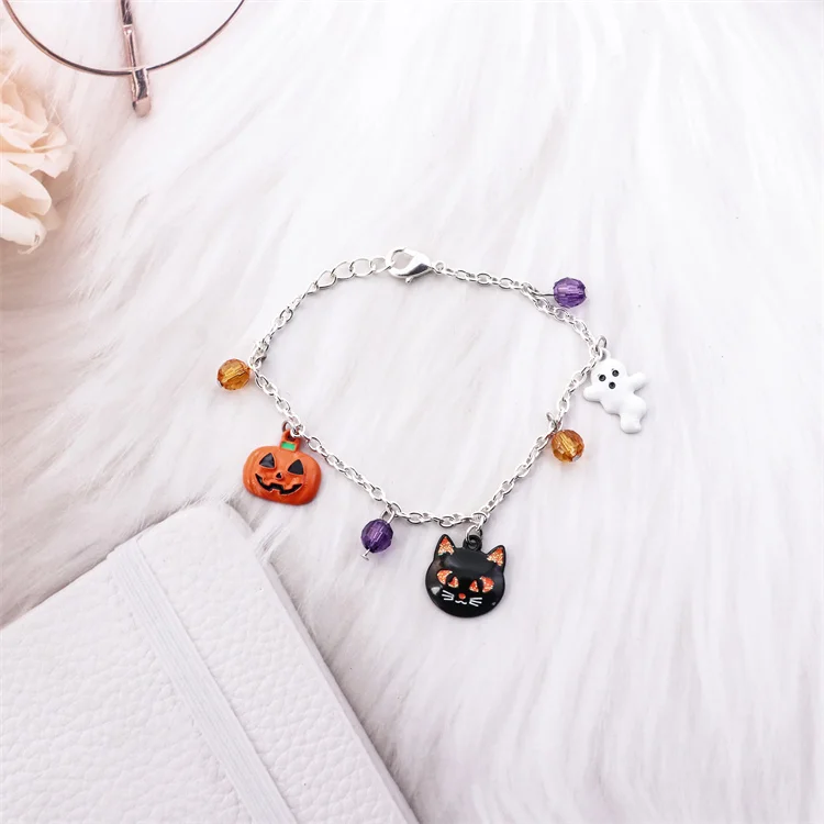 Yifan 2022 Wholesale New Design Personalized Charm Fancy Gift Halloween Pumpkin Jewelry Pendant Necklace For Women