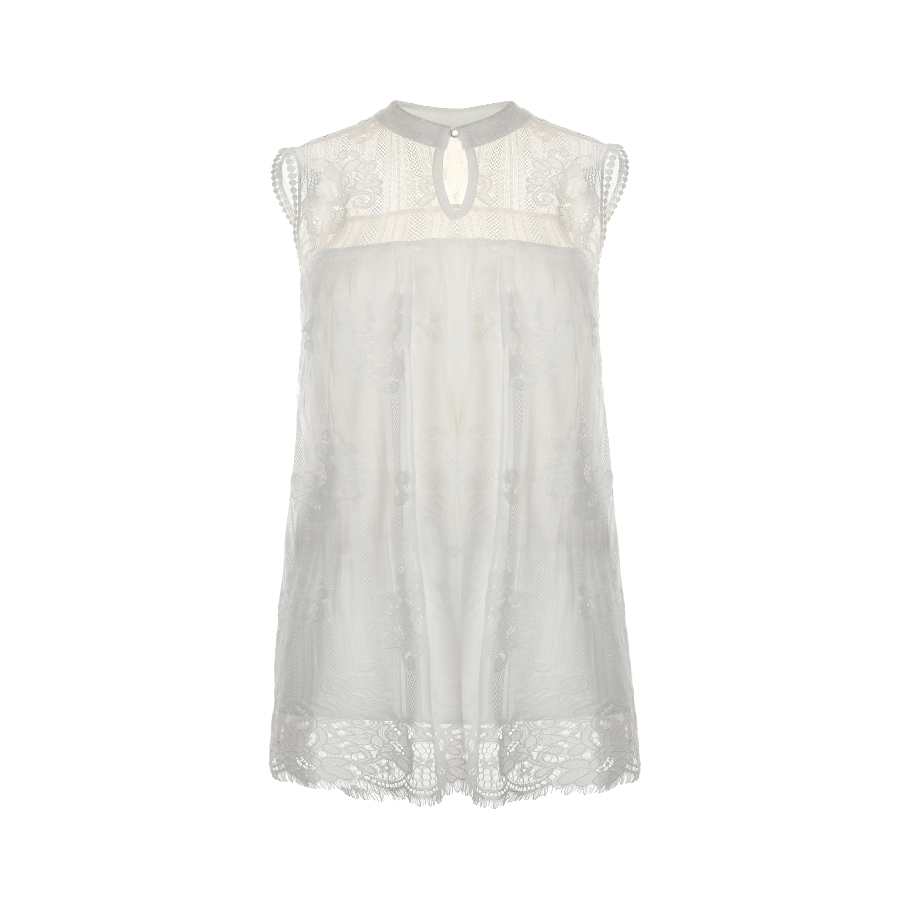 
Fancy Casual Lace Tank Top Women Clothing 