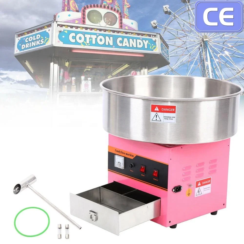 Commercial Cotton Candy Machine Electric Automatic Marshmallow Flower Fancy Candyfloss Sugar Floss Maker with CE