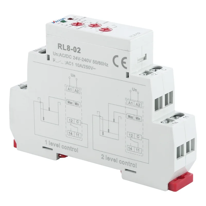 RL8-02 AC / DC 24 - 240V 2VA реле контроля