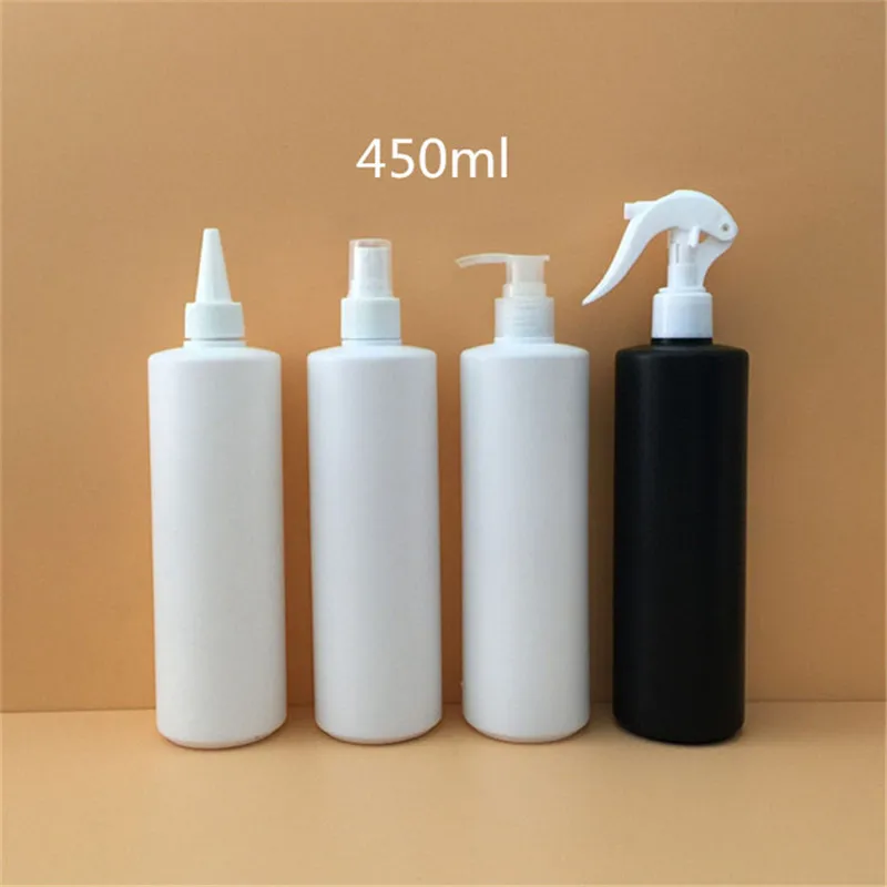 30ml 50ml 60ml 80ml 100ml 120ml 150ml 200ml 250ml 300ml 400ml 450ml 500ml 1000ml  HDPE Plastic Bottle Flat Shoulder