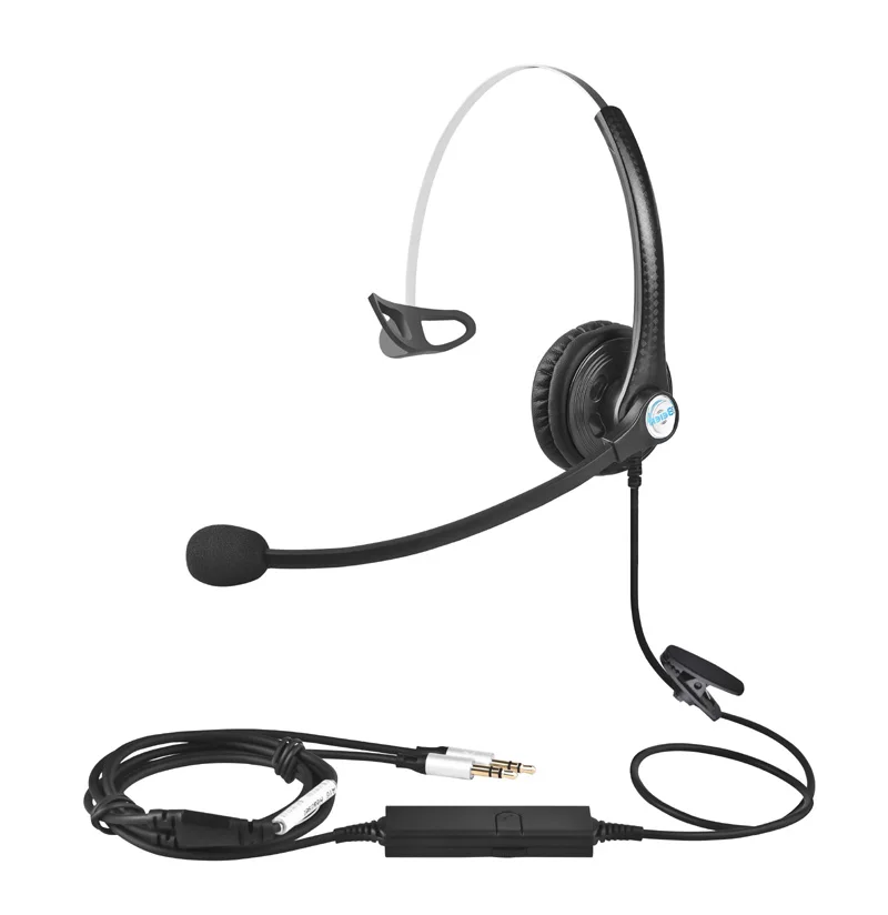 one ear bluetooth headset for mobile phone call center headphones with microphone Factory direct sale