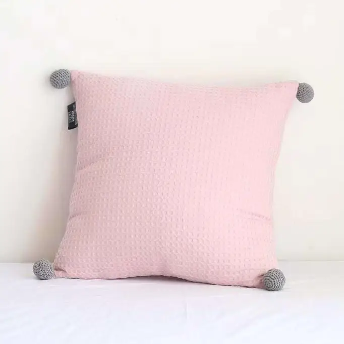  Наволочка из хлопка и бамбука премиум-класса с вафельным плетением наволочка Мягкая