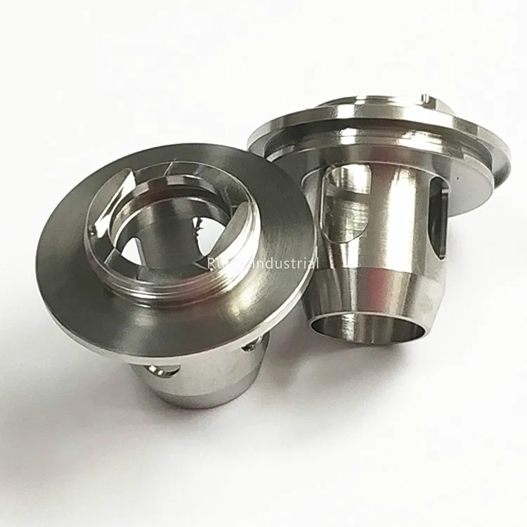 CNC machining of stainless steel hookah parts customized CNC turning service for stainless steel parts