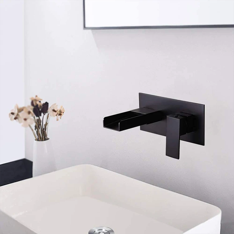 No.Y4504 Cheap Wall Mounted Chrome Waterfall Basin Faucet