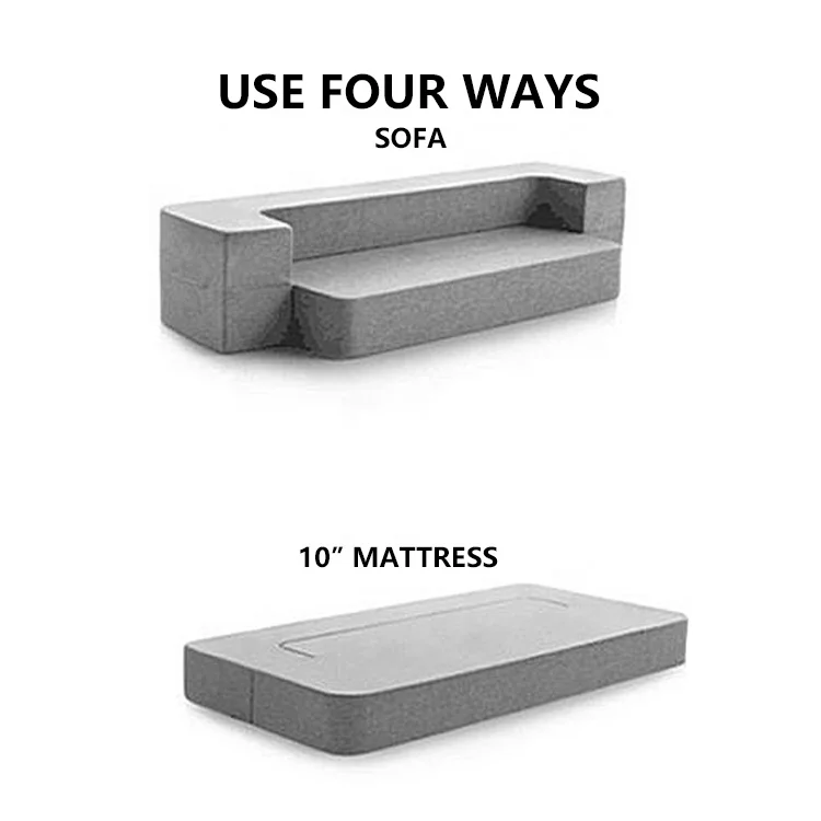 Modern Memory Foam Sofa Bed With Sofa Cum Bed Japanese Style Futon Folding Couch Sofa Bed