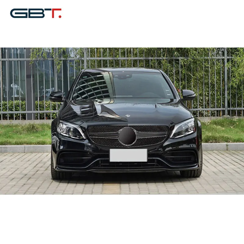 GBT Auto Body Kits Mercedes W205 Bodykit C63 Facelift For Mercedes Benz W205 amg  Bodykit  C63 W205 Front Bumper Accessories