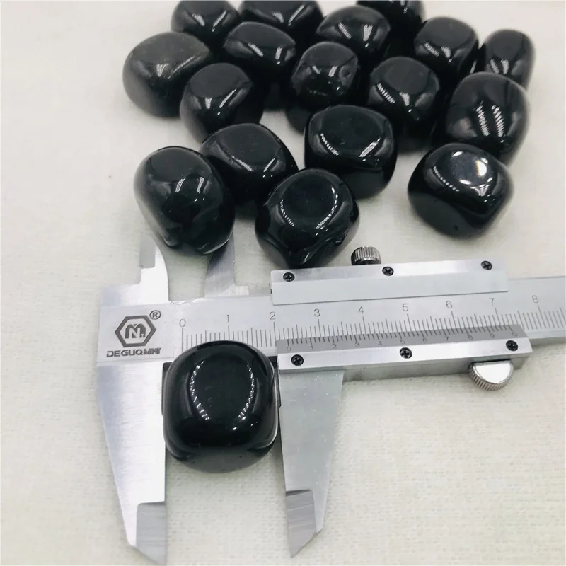 Wholesale bulk  healing crystals stone  black obsidian tumbled stones for decoration