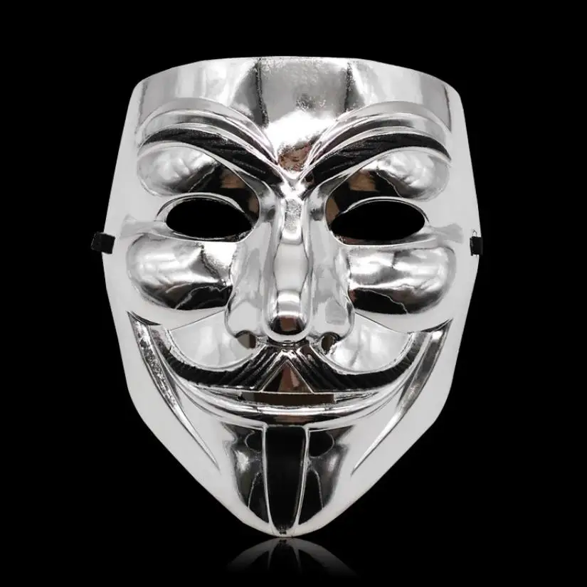 9 V Маскарадная маска маски For Vendetta» анонимным на День святого Валентина шар украшения партии полный уход за кожей лица Хэллоуин страшные для вечеринок