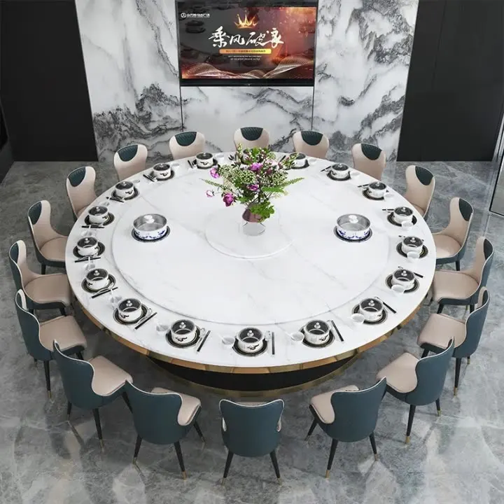 Individual Hot Pot Restaurant Commercial Used Hotpot Table with Induction Cooker