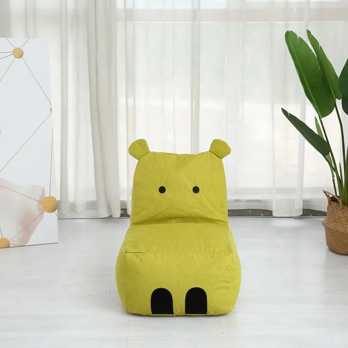 
cartoon kids cute hippo animal bean bag 