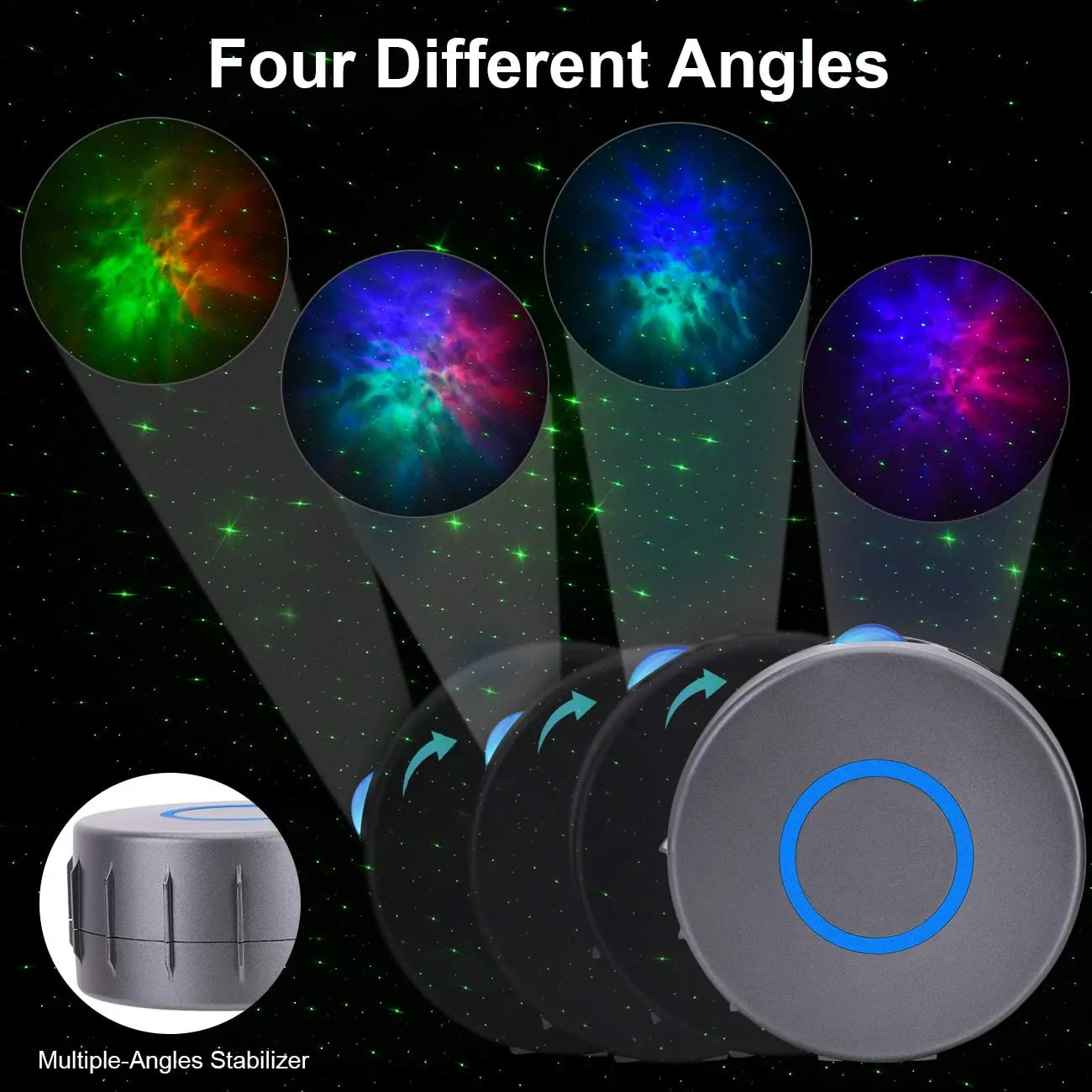 Upgraded 7 Lighting Effects Star light Projector , LED Colorful Laser Star Projector led night light